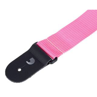 D'Addario PWS106 polypropyleen gitaarband roze