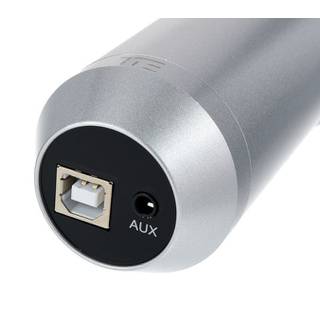 TIE Condensor Mic USB condensator studiomicrofoon silver