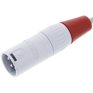 Cordial CFU3MC-SNOW Intro verloopkabel 2x XLR male - 2x RCA male 3m wit