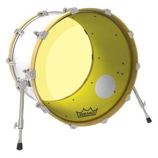 Remo P3-1324-CT-YEOH Powerstroke 3 P3 Colortone Yellow 24 inch