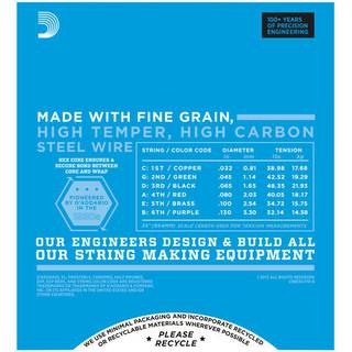 D'Addario EXL170-6 snarenset 6-snarige elektrische basgitaar