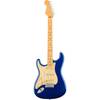 Fender American Ultra Stratocaster LH Cobra Blue MN linkshandige elektrische gitaar met koffer