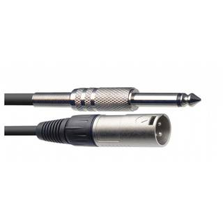 Stagg SAC1/PXMDL XLR-male naar 6.35 mono jack-male 1 meter