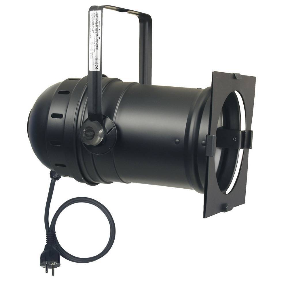 Showtec Par 64 spot lang zwart (terminalset)