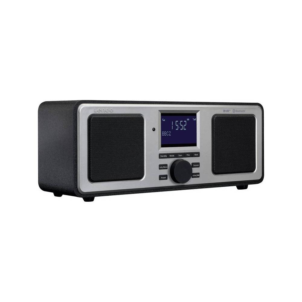Lenco DAR-015 DAB+ tafelradio met bluetooth zwart