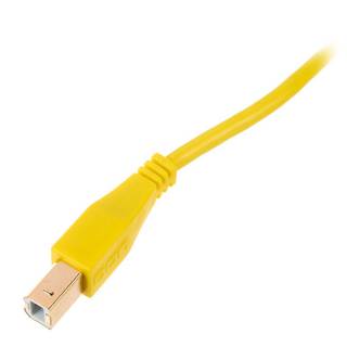UDG U95001YL audio kabel USB 2.0 A-B recht geel 1m