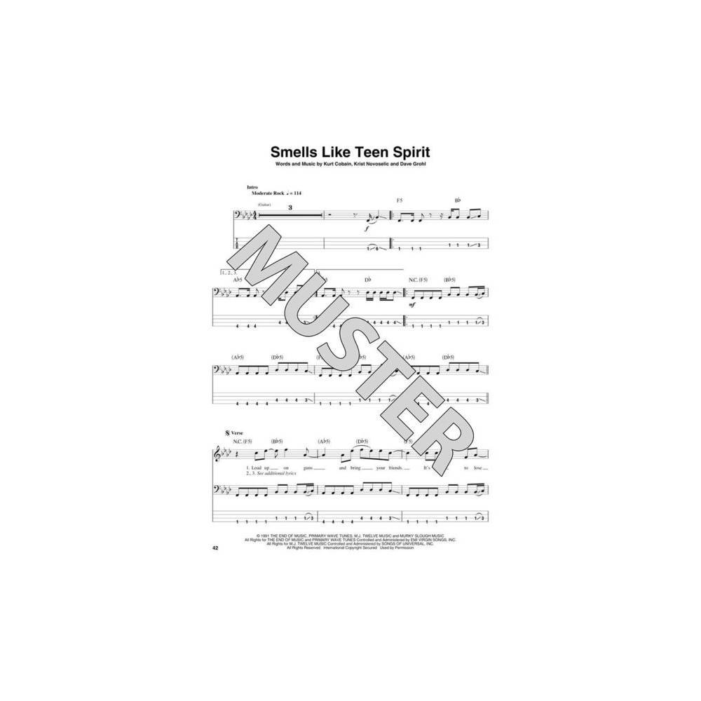 Hal Leonard Bass Play Along Volume 25 Nirvana