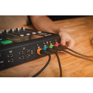 Rode XLR-ID 2x 4 XLR-markeringen