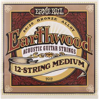 Ernie Ball 2012 Earthwood 12-Strings Medium Acoustic 80/20 Bronze