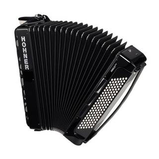 Hohner Amica Forte IV 120 Zwart, Silent Key accordeon