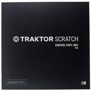 Native Instruments Traktor Scratch Control Vinyl MKII rood