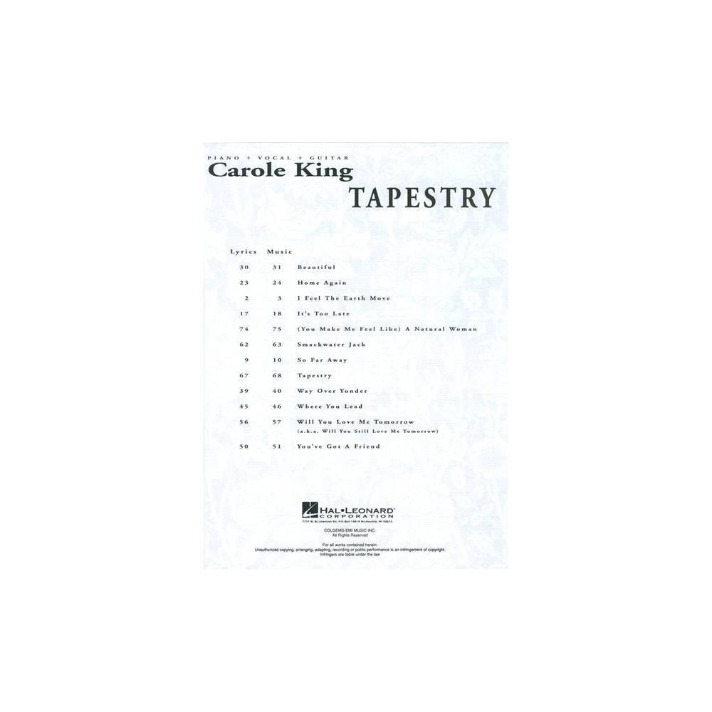Hal Leonard Carole King Tapestry