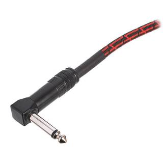 Cordial EI1.5PR-TWEED-RD Elements jack kabel 6.3 TS haaks - recht 1.5m tweed rood
