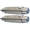 Stagg AC-XFCMH Verloop XLR female - RCA male (2 stuks)