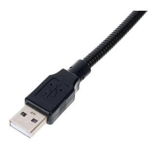 Adam Hall SLED 1 ULTRA USB C zwanenhals-lamp met USB-connector en 4 COB LED's