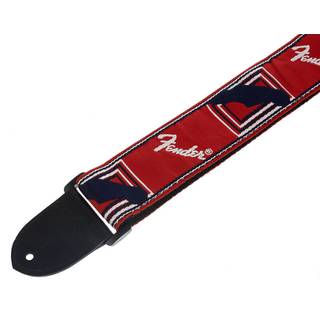 Fender Monogrammed Strap Red White Blue