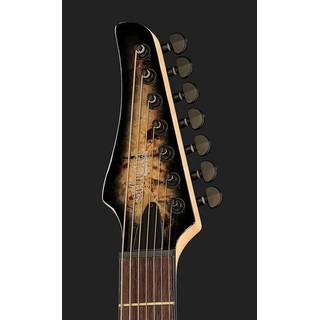 Schecter C-7 Pro Charcoal Burst 7-snarige elektrische gitaar
