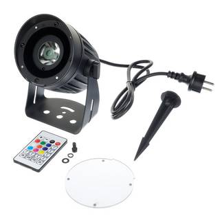 Eurolite LED Outdoor Spot QuickDMX 15W RGBW met staak, weersbestendig