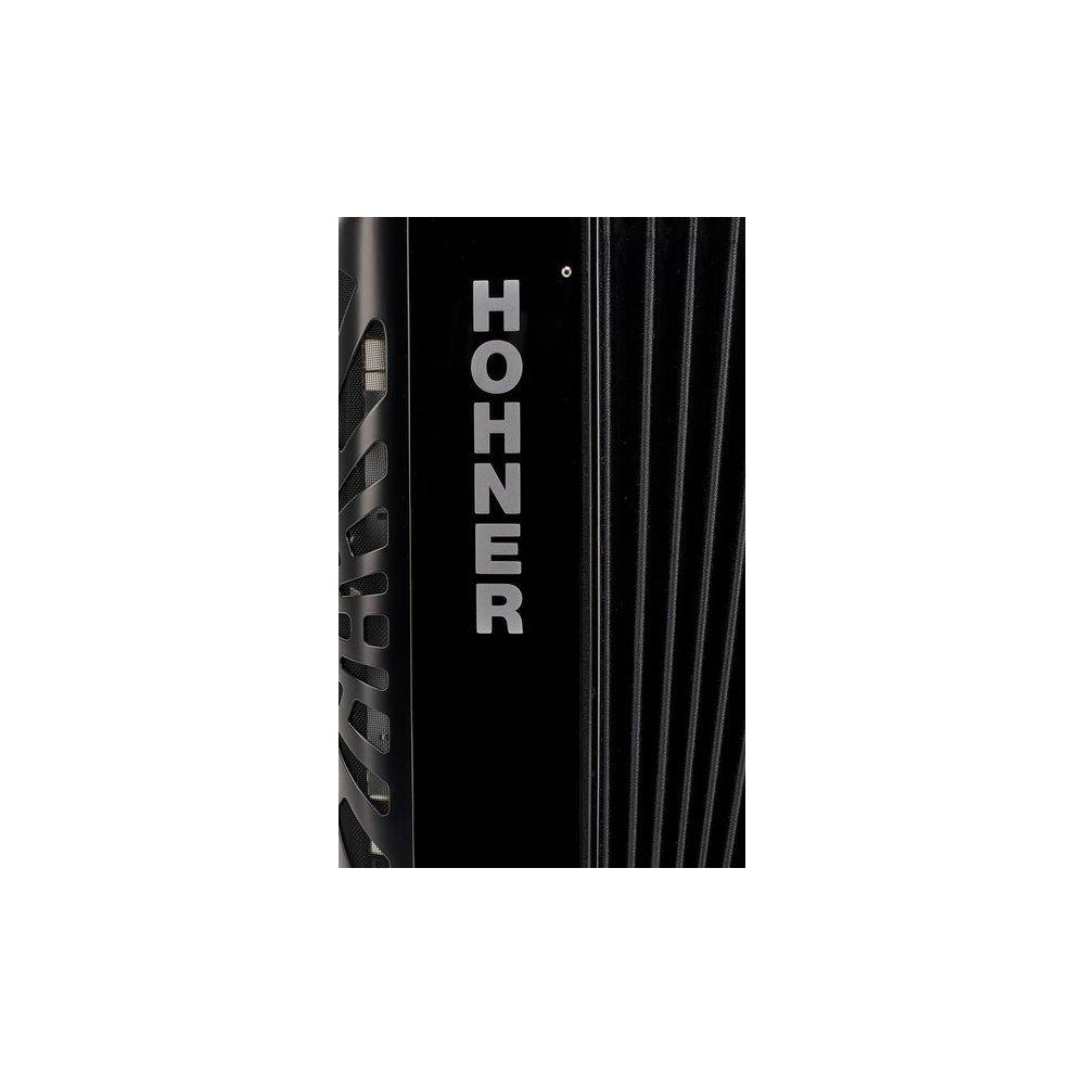 Hohner Bravo II 48 Zwart, Silent Key accordeon