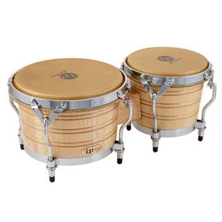Latin Percussion LP201A3 Generation III Wood Bongos Chrome
