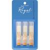 D'Addario Woodwind Royal RCB0330 Bb Clarinet Reeds Strength 3 3-pack