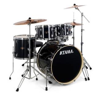 Tama IE50H6W-HBK Imperialstar Hairline Black 5d. drumstel