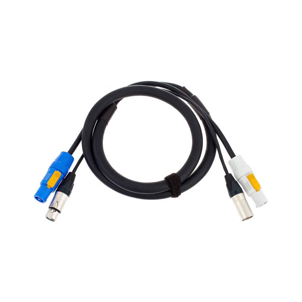Cordial CPH1.5-DMX1-5-PWR1 Peak 5p XLR + Powercon 1.5m