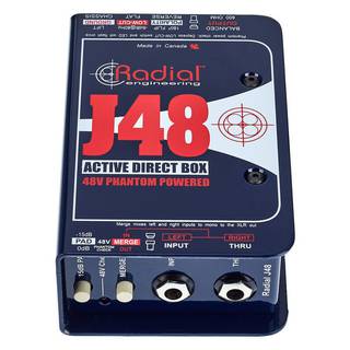 Radial J48-MK2 actieve DI box phantom powered