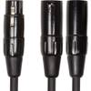 Roland RCC-YC-XF2XM Black Series XLR female - 2x XLR male 15 cm