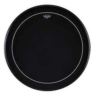 Remo Pinstripe Ebony Bass 28