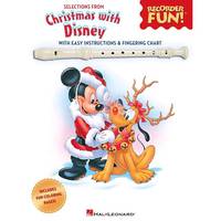 Hal Leonard - Christmas With Disney voor blokfluit