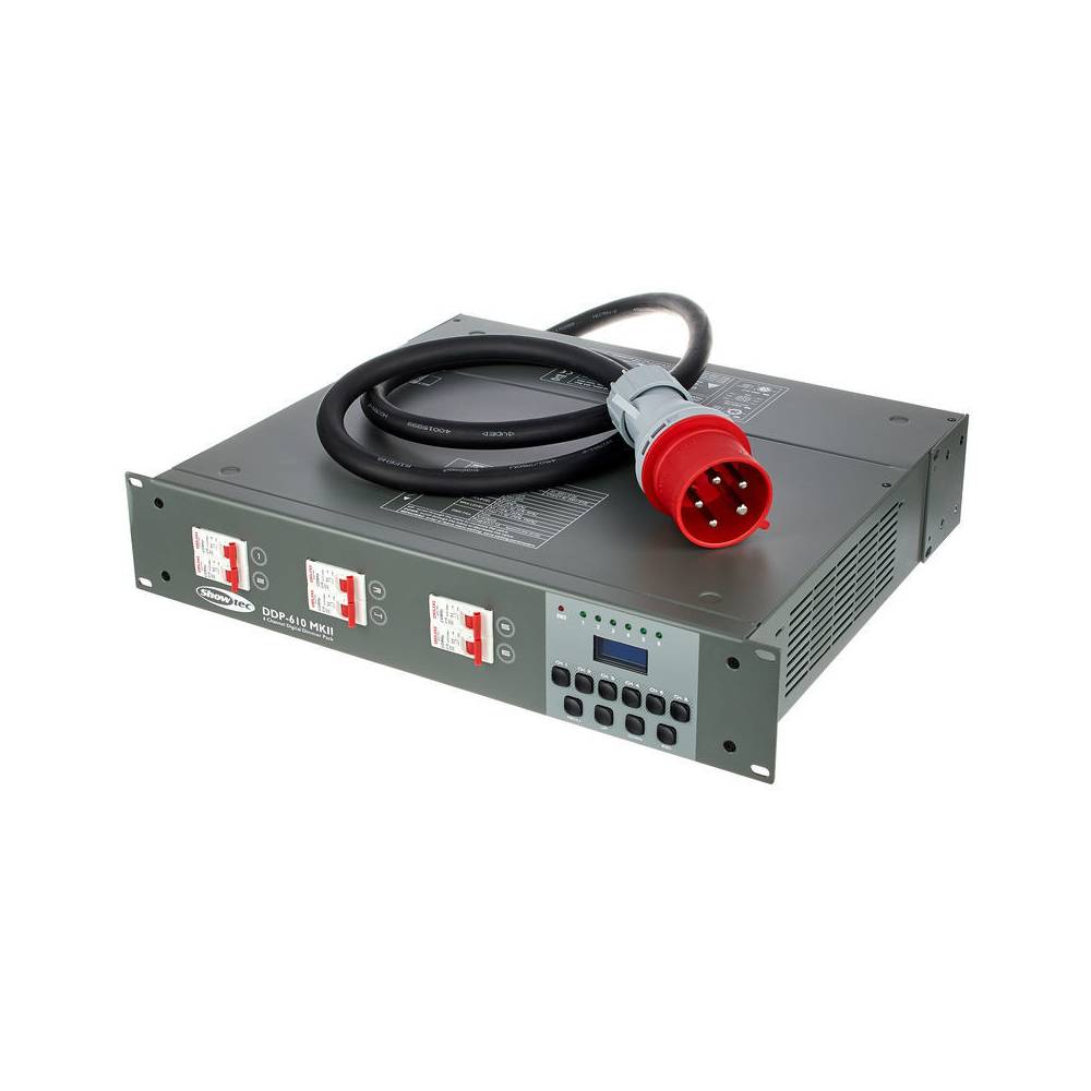 Showtec DDP-610S 6-kanaals digitaal dimmerpack schuko