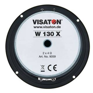 Visaton W 130 X 5 inch woofer 2x 4 Ohm