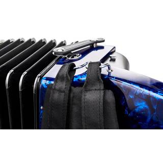 Hohner Bravo III 72 Blauw, Silent Key accordeon