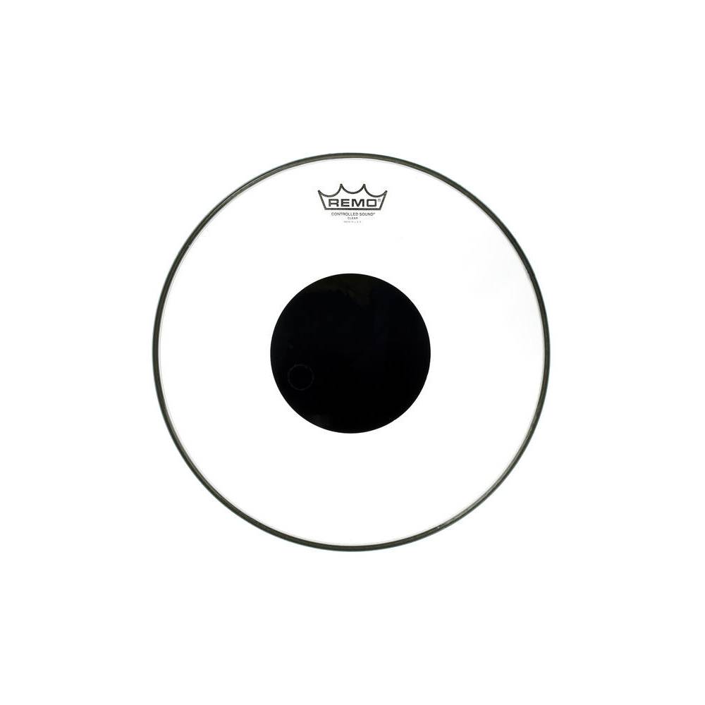 Remo CS-0314-10 Controlled Sound® Clear Black Dot 14"