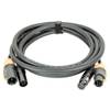DAP FP23 Hybrid Cable 3 m DMX/stroomkabel Power Pro True & 5-pins XLR