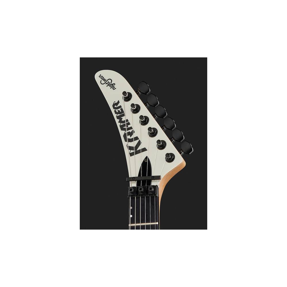 Kramer Guitars Icon Collection NightSwan Vintage White met Aztec Marble Graphic elektrische gitaar