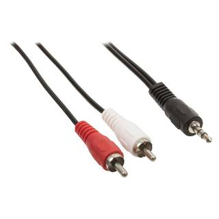 Valueline Stereo Audiokabel 3.5 mm Male - 2x RCA Male