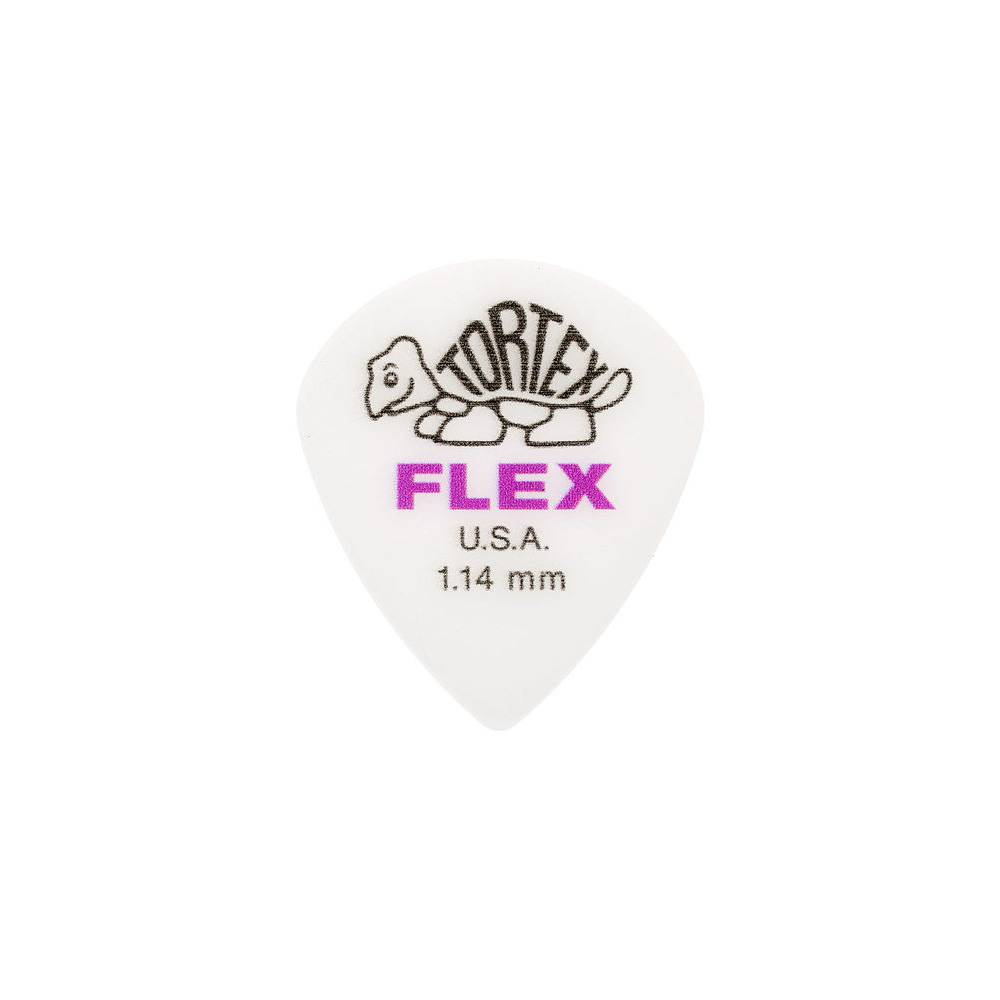Dunlop 466P114 Tortex Flex Jazz III XL Pick 1.14 mm plectrumset (12 stuks)