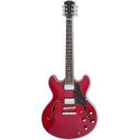 Sire Larry Carlton H7 See Through Red semi-akoestische gitaar