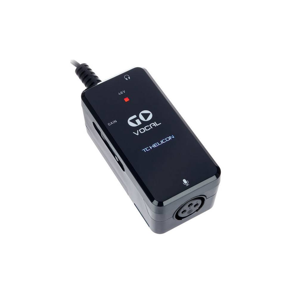 TC Helicon Go Vocal mobiele microfoon preamp