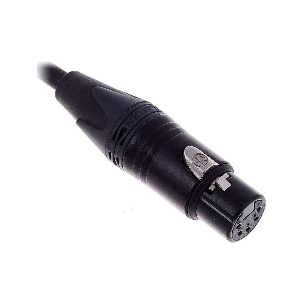 Cordial CDX10-1 DMX XLR male - XLR female 5-pins (3 aangesloten) lichtkabel 10m