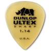 Dunlop 433P114 Ultex Sharp Pick 1.14 mm plectrumset (6 stuks)