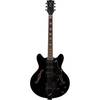 VOX Bobcat S66 Bigsby Jet Black semi-akoestische gitaar