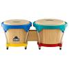Nino Percussion NINO3NT-HK houten bongoset harlekijn hardware