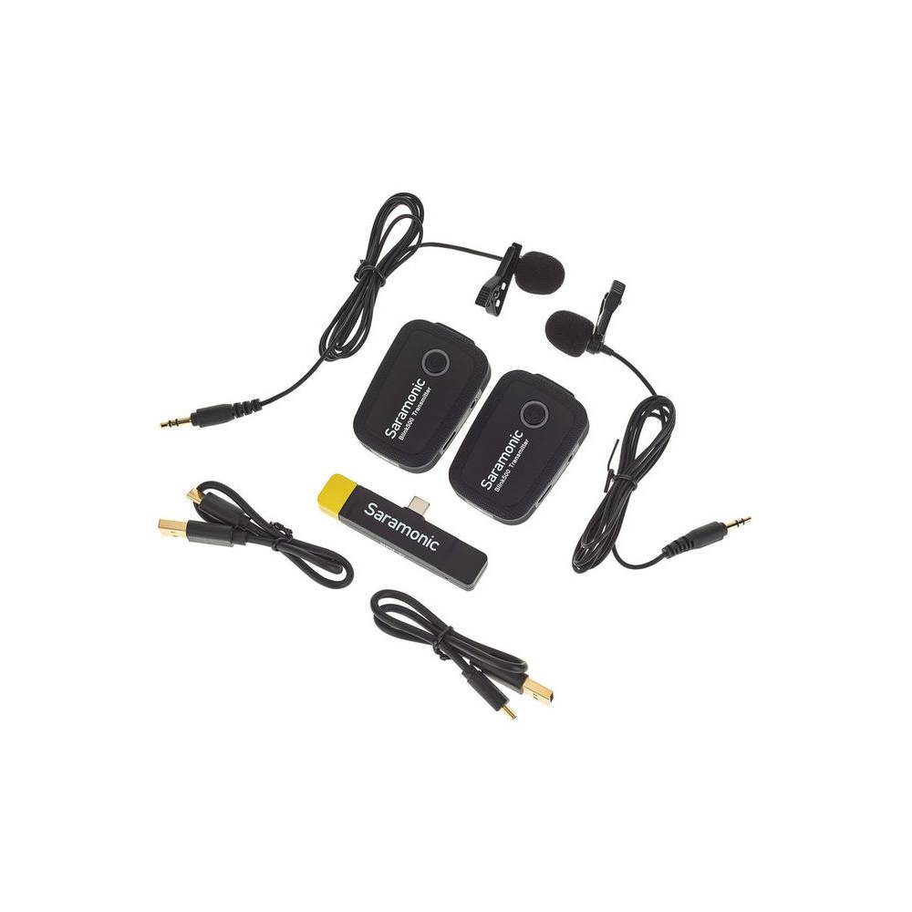 Saramonic Blink500-B6 dubbele draadloze dasspelmicrofoon met USB-C
