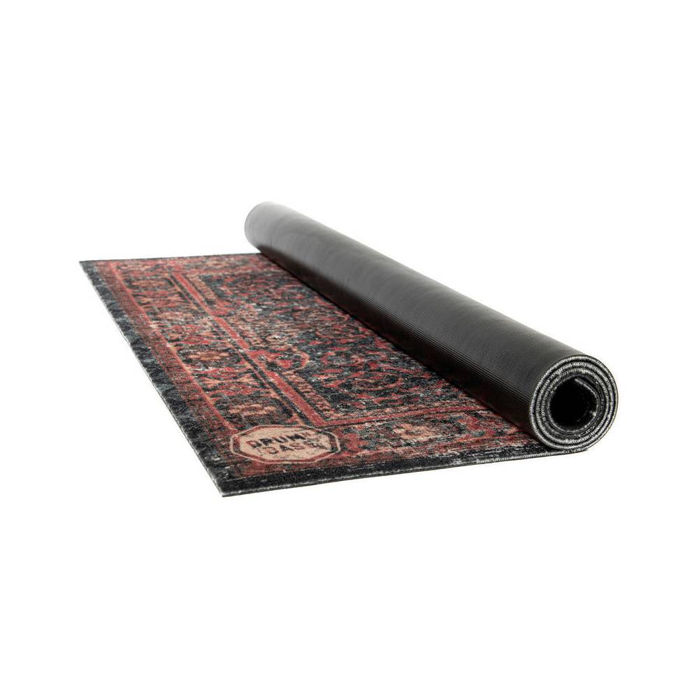 DRUMnBASE Vintage Persian Black Red Stage mat 130 x 90 cm