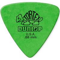 Dunlop 431R88 Tortex Triangle .88mm plectrum groen