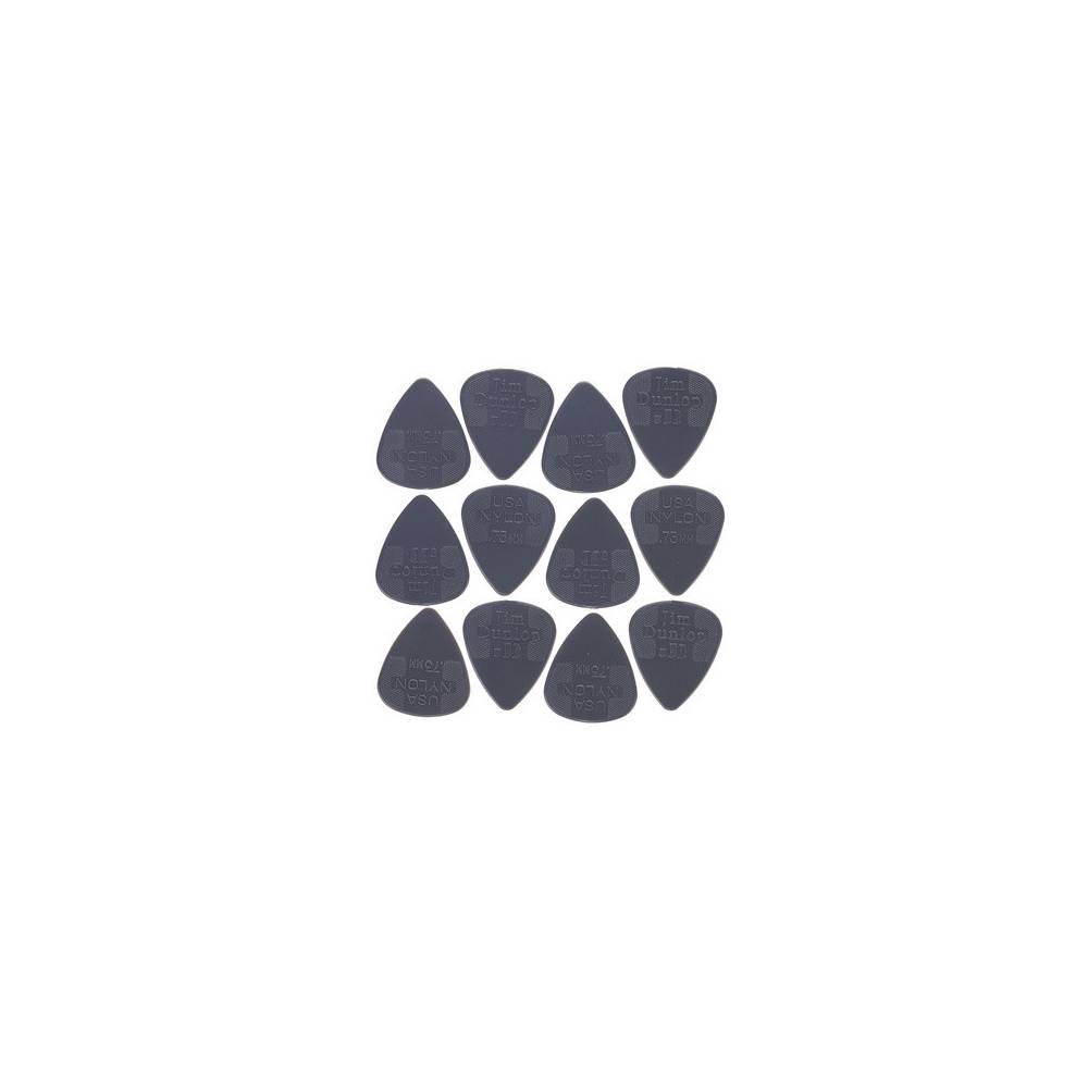 Dunlop Nylon Standard 0.73mm 12-pack plectrumset grijs
