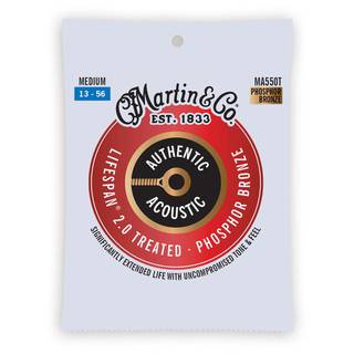 Martin Strings MA550T Authentic Lifespan 2.0 Phosphor Bronze